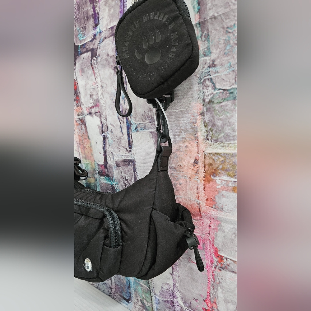 BearPaw Black Crossbody Bag W/ Coin Purse NWT - Picture 10 of 13